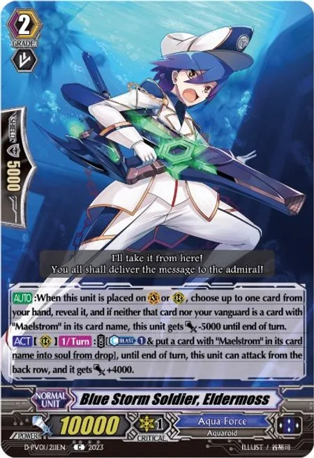 Blue Storm Soldier, Eldermoss [P-Format]