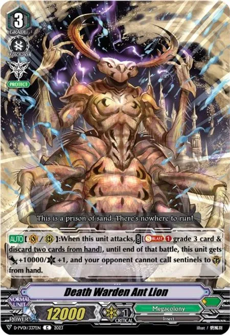 Death Warden Ant Lion [V Format]