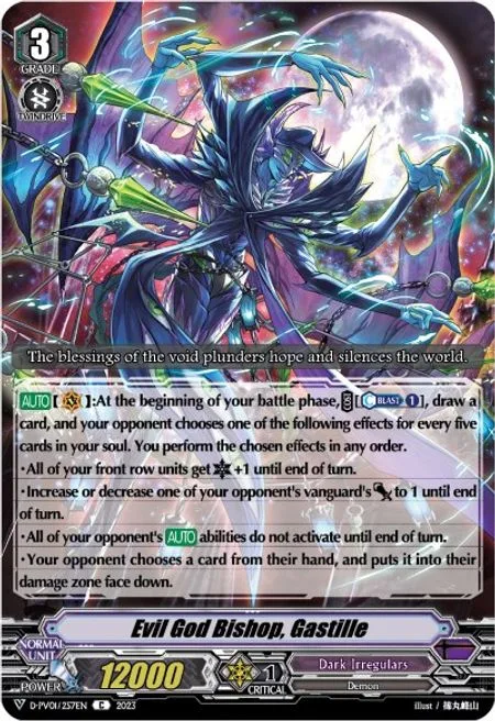 Evil God Bishop, Gastille [V Format]