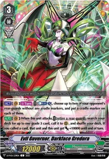 Evil Governor, Darkface Gredora [V Format]