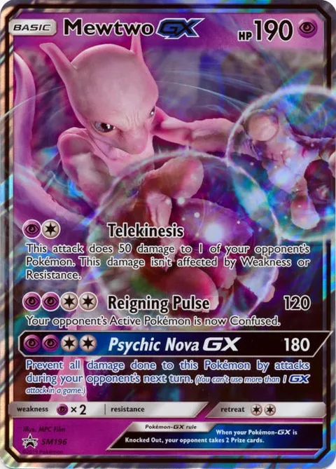 Mewtwo GX [Telekinesis | Reigning Pulse | Psychic Nova GX]