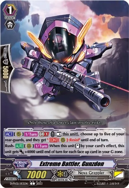 Extreme Battler, Gunzdon [P-Format]