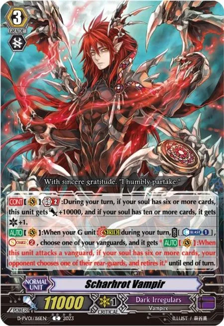 Scharhrot Vampir [P-Format]