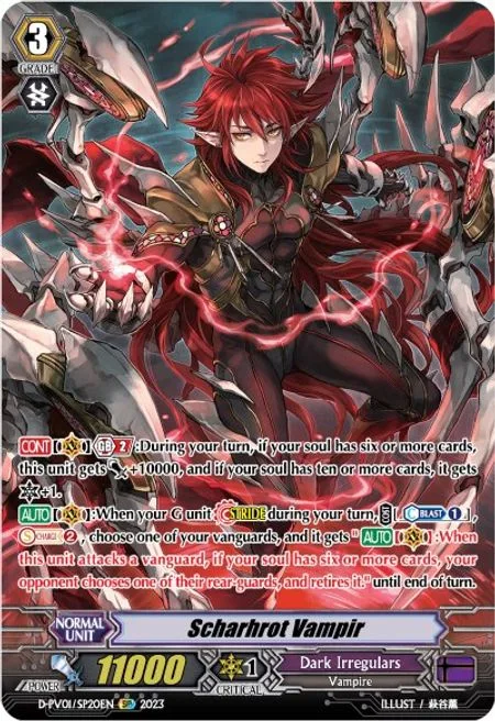 Scharhrot Vampir [P-Format]