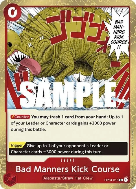Bad Manners Kick Course (OP04-016)