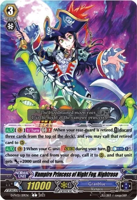 Vampire Princess of Night Fog, Nightrose [P-Format]