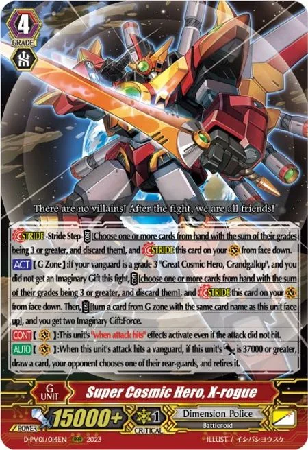 Super Cosmic Hero, X-rogue [P-Format]