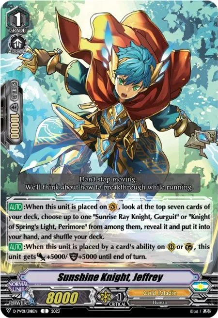 Sunshine Knight, Jeffrey [V Format]