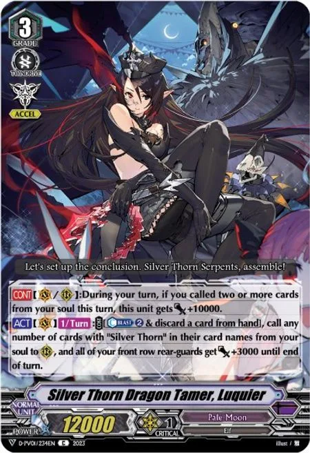 Silver Thorn Dragon Tamer, Luquier [V Format]