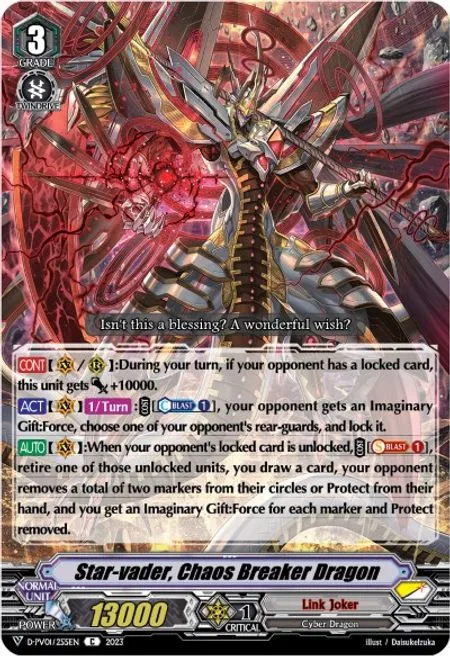 Star-vader, Chaos Breaker Dragon [V Format]