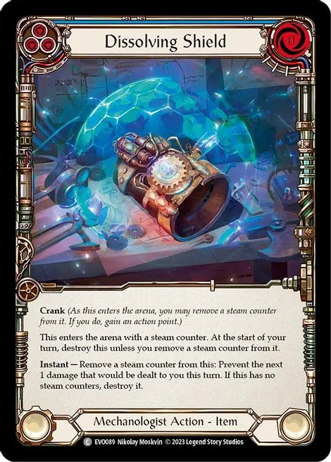 Dissolving Shield (Blue)
