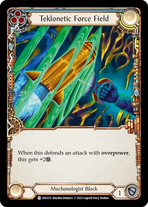 Teklonetic Force Field (Blue)
