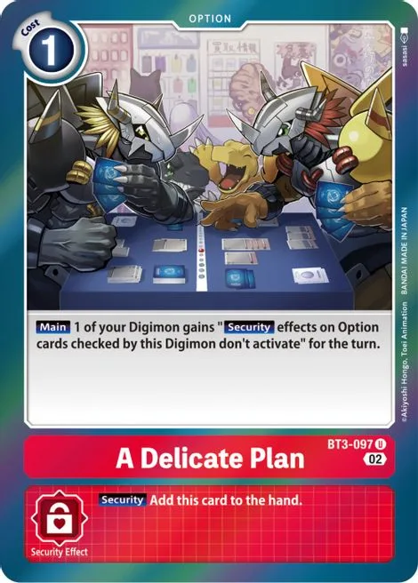 A Delicate Plan (BT3-097)