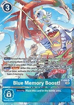 Blue Memory Boost! (P-036)
