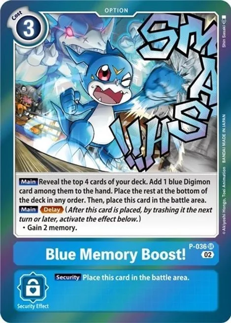 Blue Memory Boost! (P-036)
