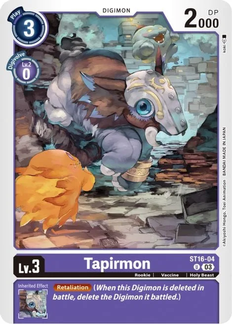 Tapirmon (ST16-04)
