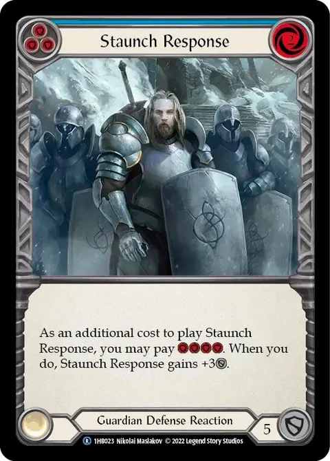 Staunch Response (Blue)