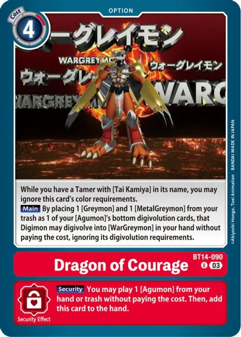 Dragon of Courage (BT14-090)