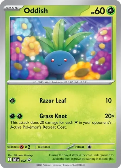 Oddish [Razor Leaf | Grass Knot]