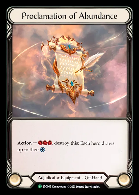 Proclamation of Abundance