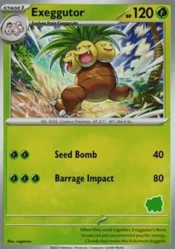Exeggutor [Seed Bomb | Barrage Impact]