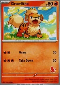 Growlithe [Gnaw | Take Down]