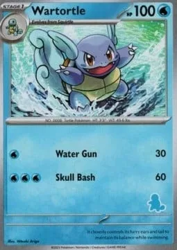 Wartortle [Water Gun | Skull Bash]
