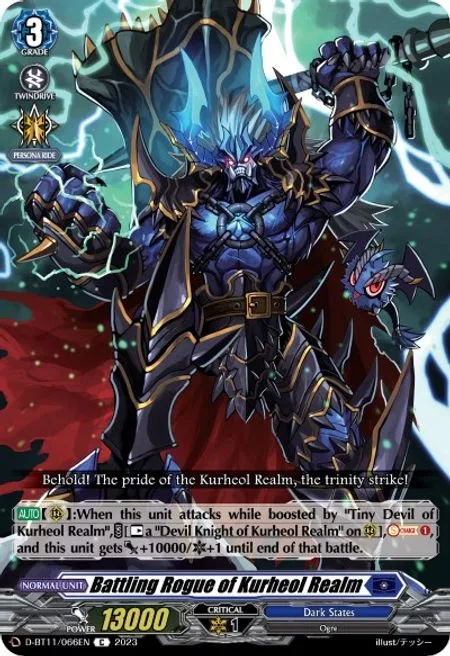 Battling Rogue of Kurheol Realm [D-Format]