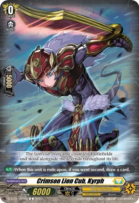 Crimson Lion Cub, Kyrph [D-Format]