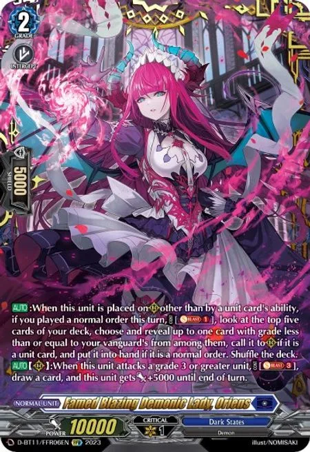 Famed Blazing Demonic Lady, Oriens [D-Format]
