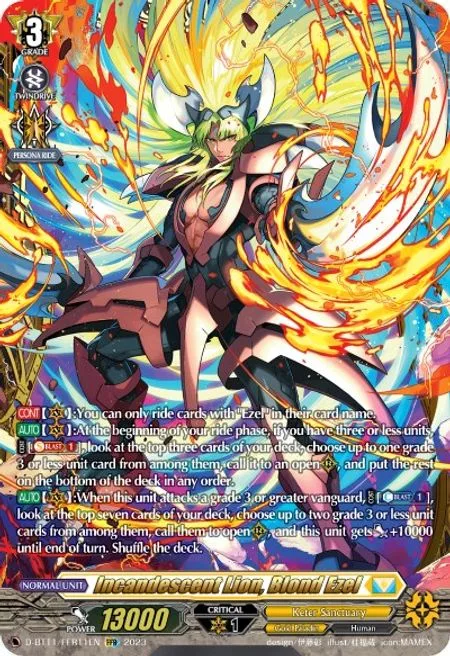 Incandescent Lion, Blond Ezel [D-Format]