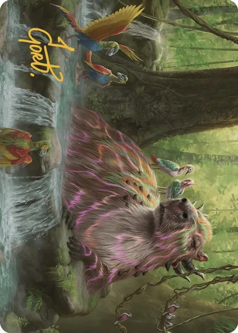 Art Series: Basking Capybara