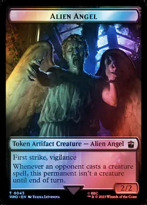 Alien Angel Token (A 2/2) // Clue Token