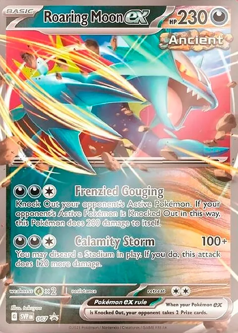 Roaring Moon ex [Frenzied Gouging | Calamity Storm]