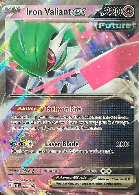 Iron Valiant ex [Tachyon Bits | Laser Blade]