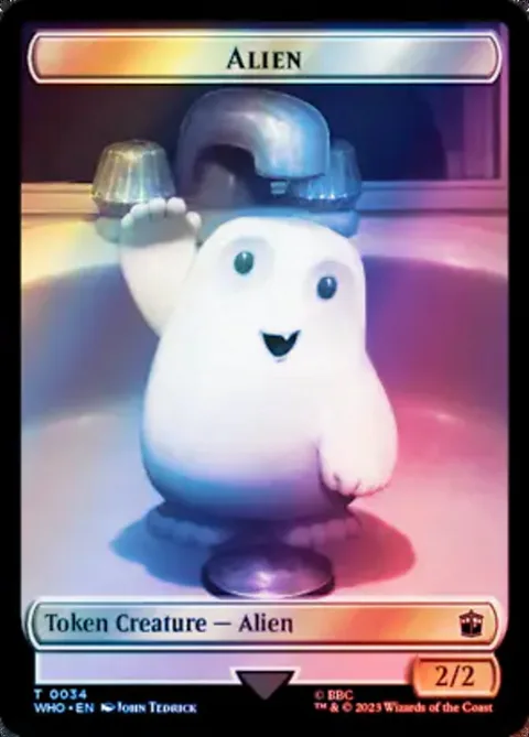Alien Token (W 2/2) // Treasure Token