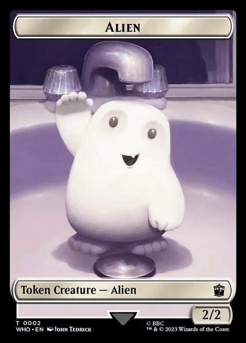 Alien Token (W 2/2) // Clue Token