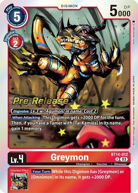 Greymon (BT14-012)