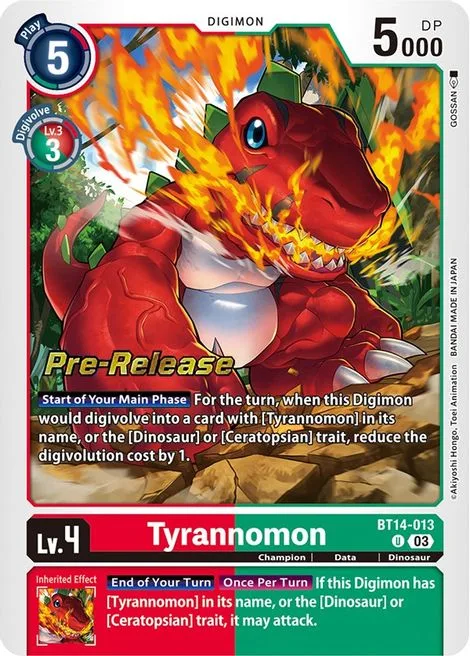 Tyrannomon (BT14-013)