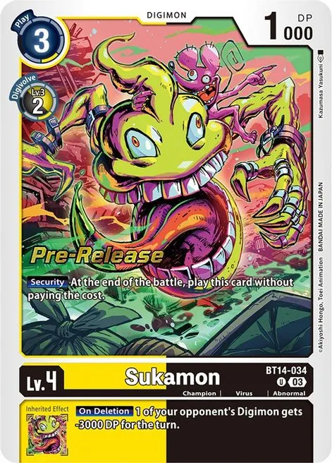 Sukamon (BT14-034)