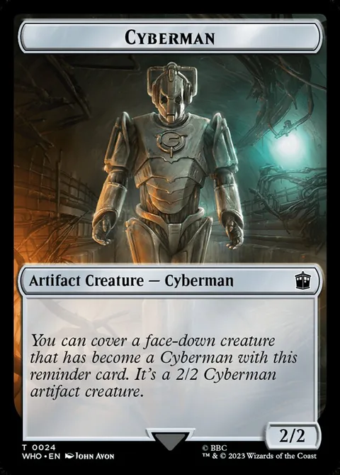 Cyberman Token (A 2/2) // Mark of the Rani