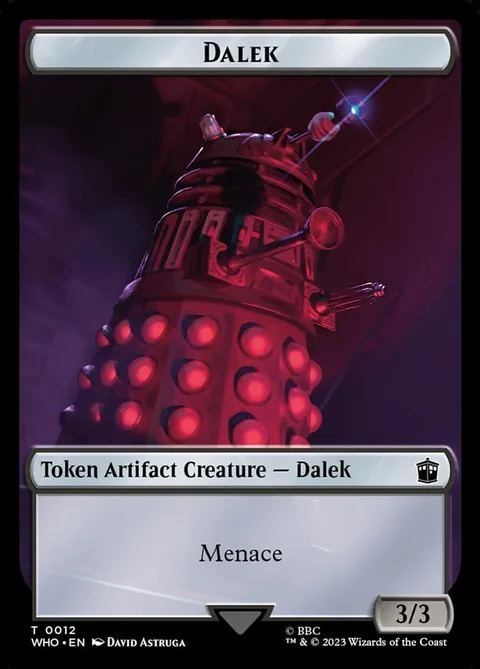 Dalek Token (A 3/3) // Alien Angel Token (A 2/2)