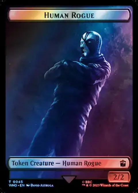 Human Rogue Token (B 2/2) // Mutant Token (G 3/3)