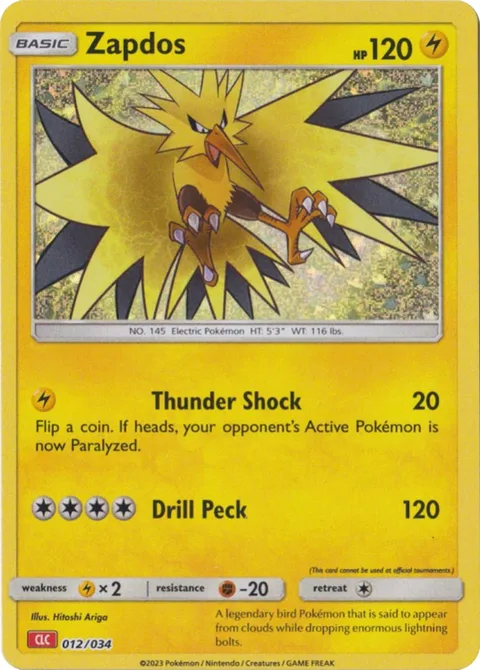 Zapdos [Thunder Shock | Drill Peck]
