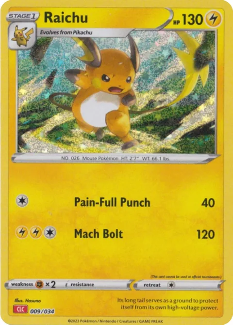 Raichu [Pain-Full Punch | Mach Bolt]