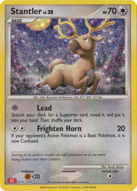 Stantler Lv.28 [Lead | Frighten Horn]
