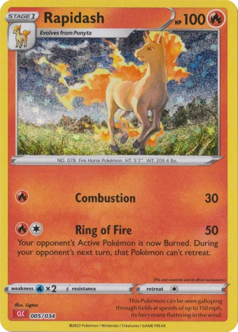 Rapidash [Combustion | Ring of Fire]