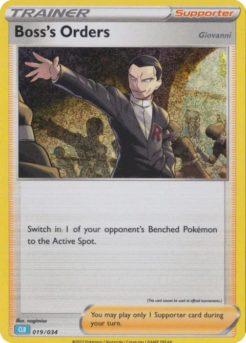 Boss's Orders - Giovanni