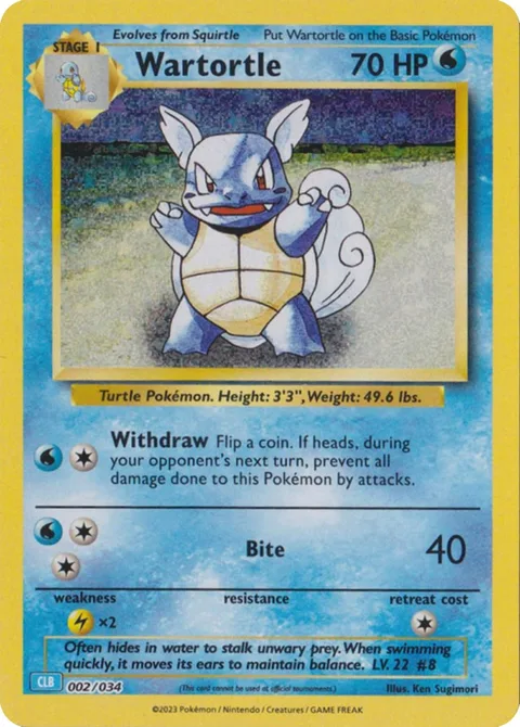 Wartortle [Withdraw | Bite]