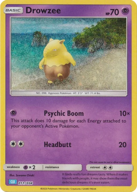 Drowzee [Psychic Boom | Headbutt]